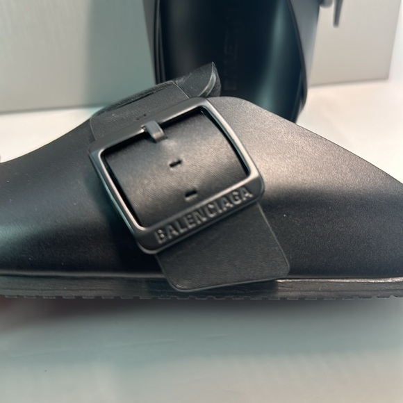 Balenciaga Women’s SUNDAY MULE ISunday Mule black matte calfskin - Picture 6 of 12